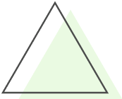 Retro Triangle with Green